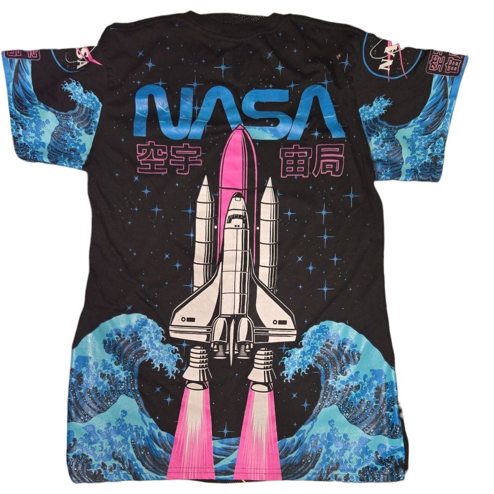 NASA Space Adventure T-Shirt - Black and Pink